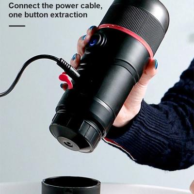 12 В портативная кофемашина, для автомобиля, дома, путешествий, подогрева кофейной чашки, 3 в 1, многофункциональная эспрессо-машина