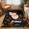 Bold Unique Style Customizable Name Carpet Design for Entryway Kitchen Foyer Decorate room Anti-slip Rug Anime Office Decor Best for Christmas