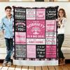 Halloween Soft Flannel Throw Blanket Black Cat Pattern Cozy Napping Home Decor
