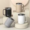 304 Stainless Steel Double-Layer Coffee Cup Milk Mouth Cup Creative Thermal Insulation Teacup Japanese Water Cup Gift