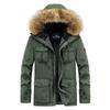 Plus Size Winter Jacket Men Warm Parkas Casual Thick Windbreaker Hooded Fur Collar Overcoat Men Clothing