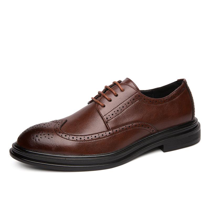 Мужские туфли-оксфорды ручной работы из кожи Wingtip, мужские туфли-броги, классические деловые туфли, мужские туфли из телячьей кожи
