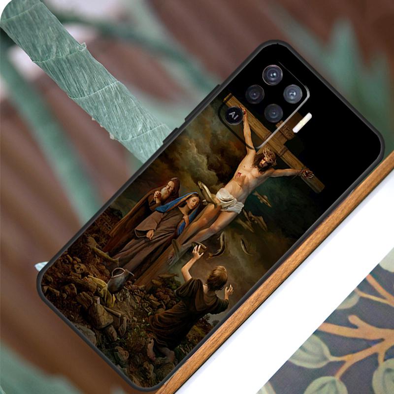 Christian Jesus For OPPO A52 A72 A92 A98 A78 A58 A5 A9 A15 A17 A77 A53S A57S A94 A74 A54 A16 A76 A96 Case