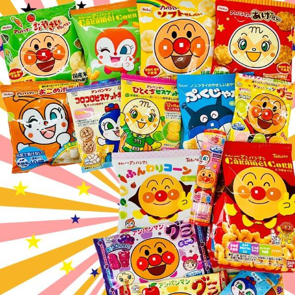 Набор сладостей Anpanman, набор из 16 предметов, праздничный набор сладостей, детский подарок, закуски, сладости Anpanman, набор сладостей, персонаж