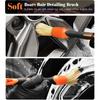 YeewayVeh 7PCS Motorcycle Cleaning Kit, 2-Size Bendable Wheel Brush, Tire And Chain Brush, Detailing Brush, Microfiber Towel And Car Wash Mitt For