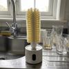 Electric Mug Cleaning Brush Replaceable Heads Glass Cup Cleaner New Water Bottle Brush  Kitchen Use
