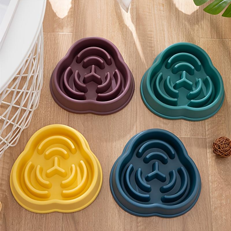 Прочная миска для медленной подачи домашних животных с нескользящим основанием для кошек и собак, отлично подходит для использования в помещении