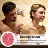 Силиконовая щетка для ванны, отшелушивающая щетка для чувствительной кожи, с массажными колоннами, противоскользящая