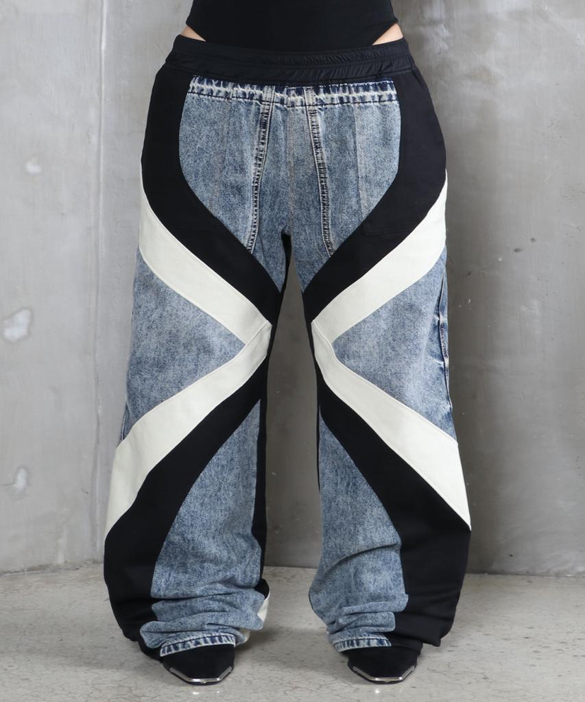 Sumilo Straight Denim Upcycled Pants Unisex