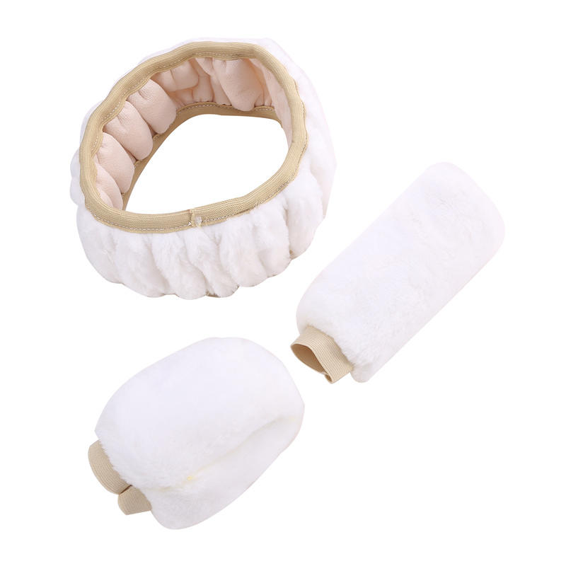 Мягкий шерстяной чехол на руль, аксессуар для ручного тормоза, чехол для салона автомобиля