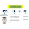 316 Stainless Steel Pneumatic Quick Connect Straight Fitting