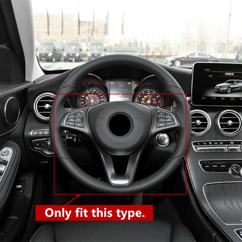 Авто Stuurwiel Knop Frame декоративная наклейка отделка Voor Benz E 2016 Klasse Interieur аксессуары рулевое колесо