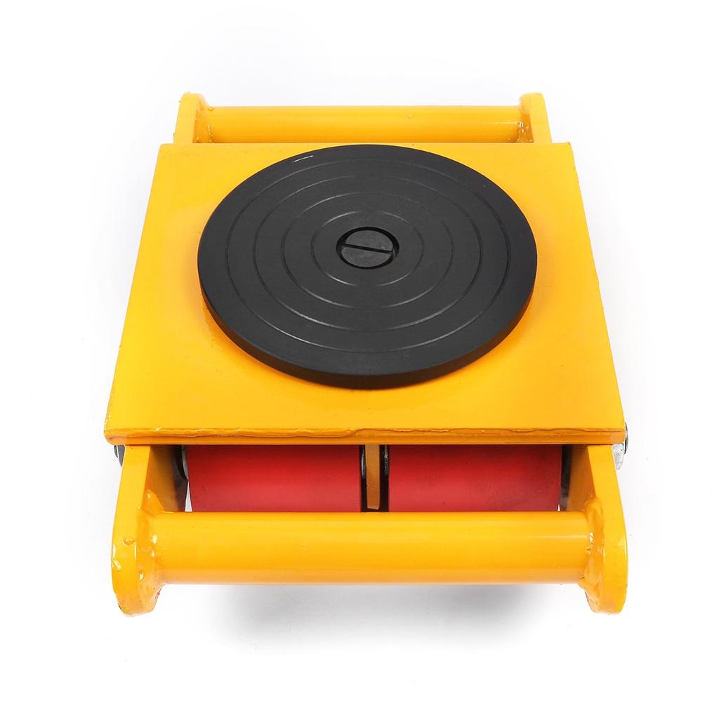 Литая сталь И ПУ Прочная Машина 6T/13200lb Тележка Ролик Перевозчик Оборудования Грузовая Тележка