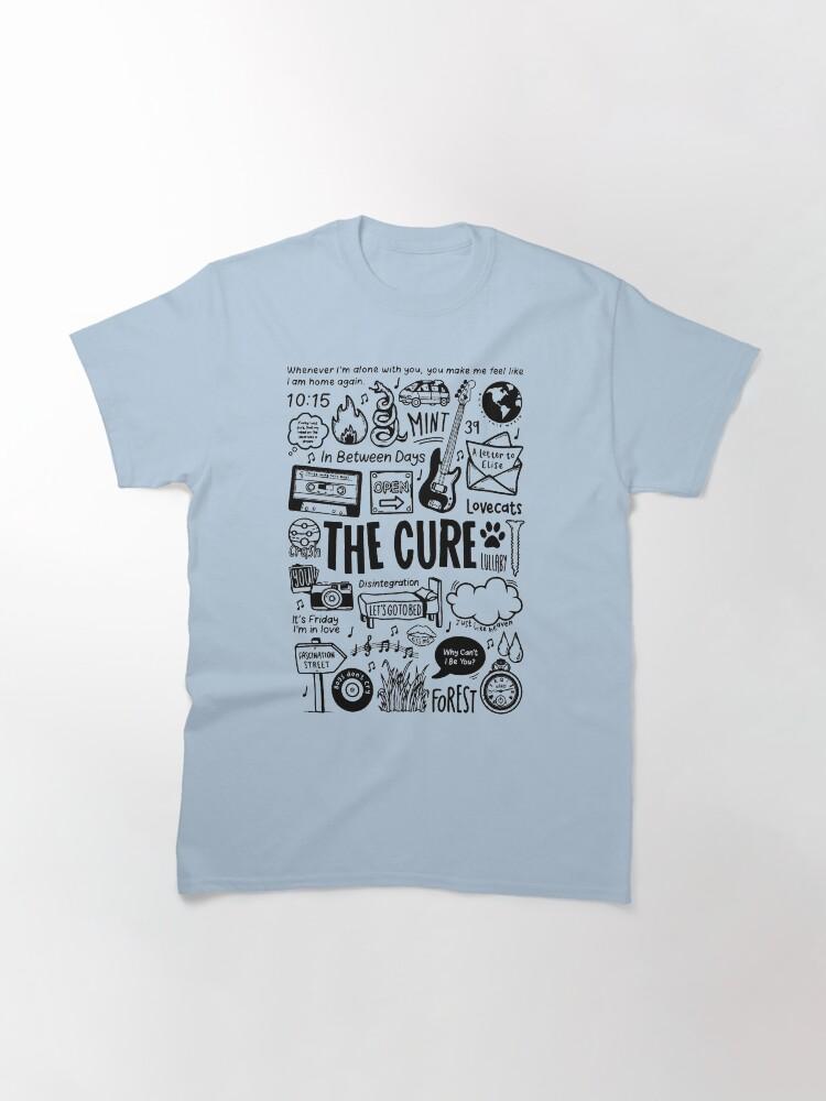 The Cure Классическая футболка с принтом полного альбома