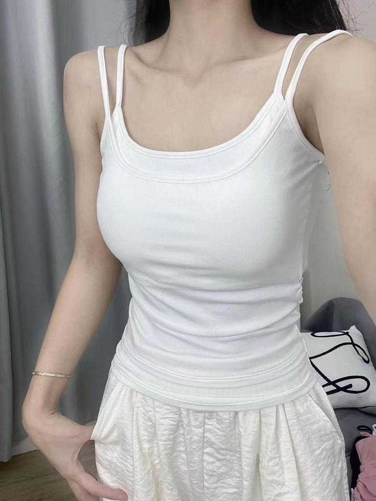 Женский летний облегающий топ из двух частей с нагрудными вкладышами, контрастными цветами, красивой спинкой и утягивающим талию дизайном