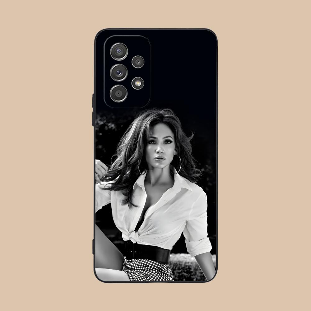 Чехол для мобильного телефона Jennifer Lopez для Samsung Galaxy M55 54 42 35 34 33 32 23 22 15 14 13 12 F55 5G Цветной Чехол Красивый