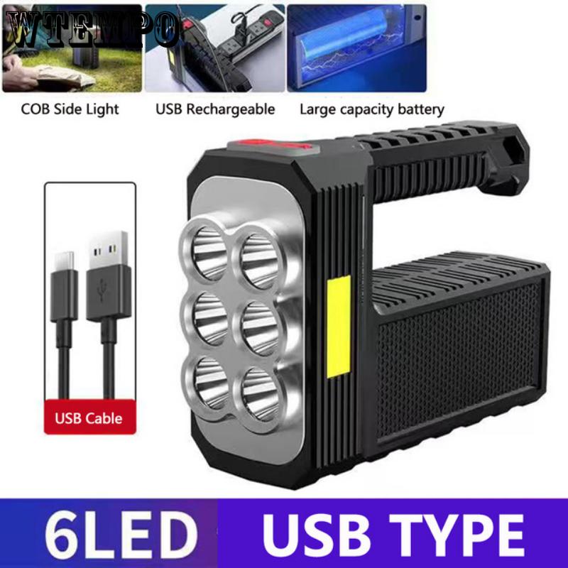 Солнечный перезаряжаемый USB мощный фонарик супер яркий светодиодный фонарик портативный прожектор дальний свет