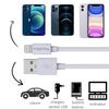 Lot 2 Cables 20cm USB Lightning Chargeur Blanc pour iPhone 12 / 12 MINI / 12 PRO / 12 PRO MAX/11/11 PRO/11 PRO MAX / SE Phonillico