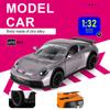 1:Масштаб 32 Сплав 911 Машинка-игрушка Миниатюрная литая модель Откатывающиеся Двери открываются Резиновые шины Металлический корпус Транспортные средства Идеальный подарок для друзей