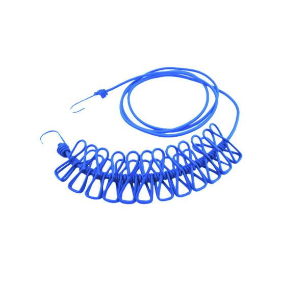 Ветрозащитная уличная вешалка для белья, дорожная веревка для сушки белья с 12 зажимами