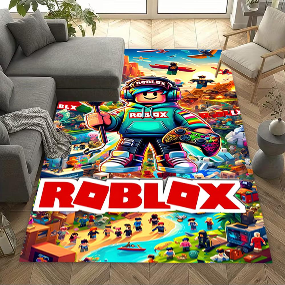 Roblox Adventure World Floor Mat Suitable for Foyer Hallway Decorate room Game Room Antislip Carpet Office home decor