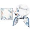 100% Pure Mulberry Silk Women Square Scarf Prints Headband Neckerchief Luxury Female Hair Ornament Female Bandana Scarves 53CM