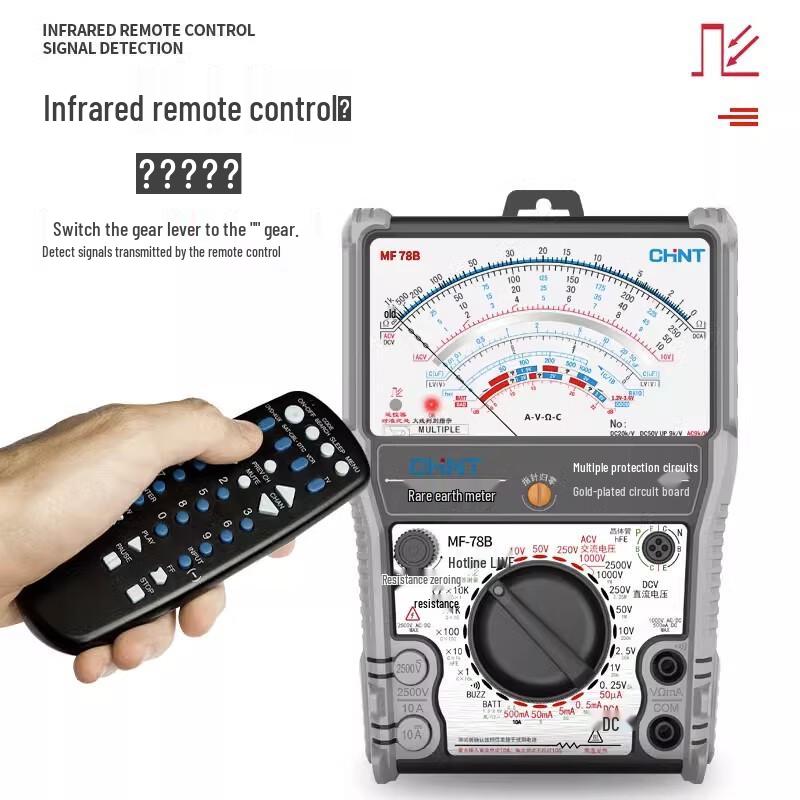 Yuante MF78B Smart Analog Multimeter CN plug (adapter included)
