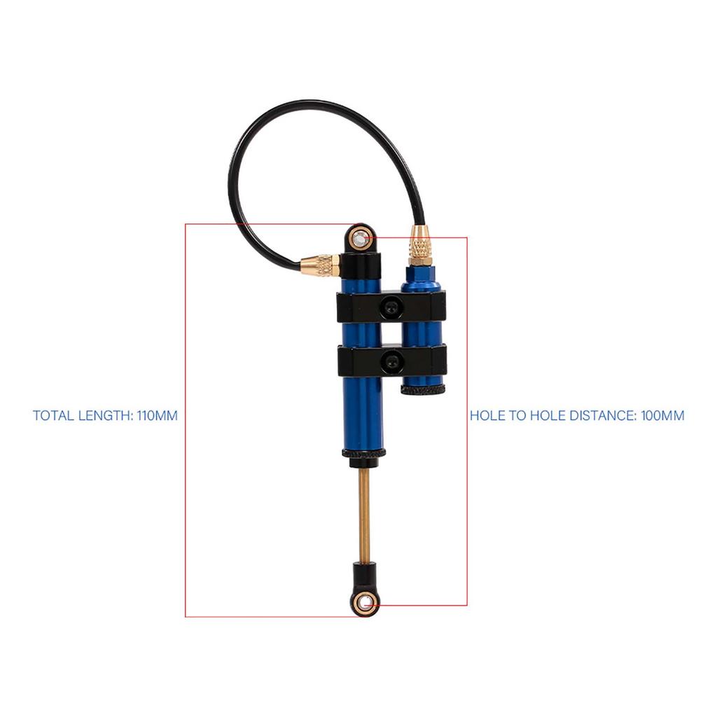 2pcs Internal Spring Negative Pressure Shock Absorber 100mm Metal for Traxxas HSP Redcat RC4WD Tamiya Axial Wraith SCX10 D90 HPI