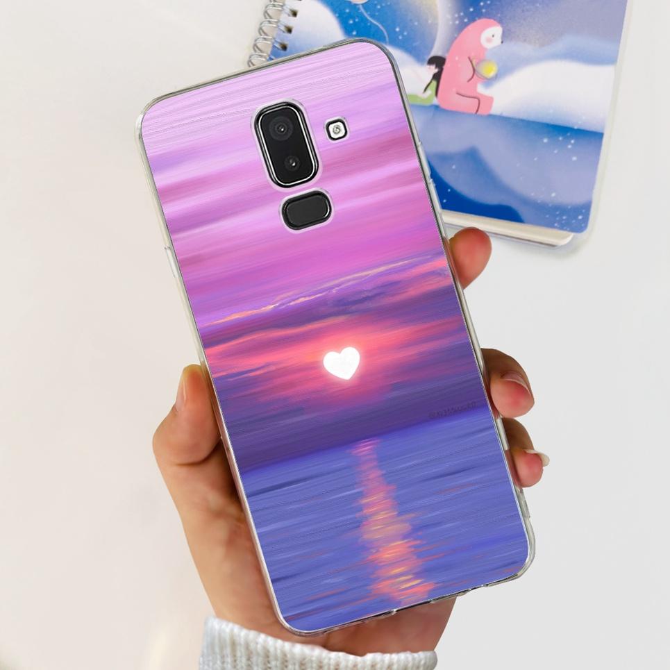 Чехол для Samsung Galaxy J8 2018 Чехол силиконовая задняя крышка для Samsung J8 2018 j810 Funda для Samsung J8 2018 Чехол для телефона Прозрачный Etui