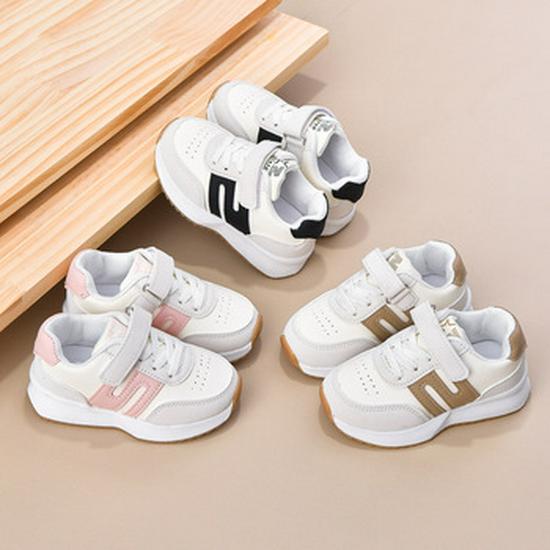 Korean Style 2023 Black Leather Shoes for Kids: Autumn Soft Sole Boys' and Girls' School Performance Footwear