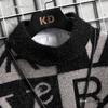 Мужской модный свитер в контрастную полоску с круглым вырезом - Трикотаж с длинным рукавом для осени/зимы