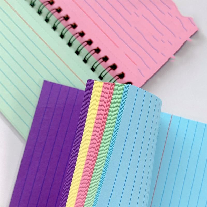 Horizontal Line Notebook Tearable Coil Book Cuaderno Journal Note Book Office Supplies Diary Libretas Stationery Notebooks