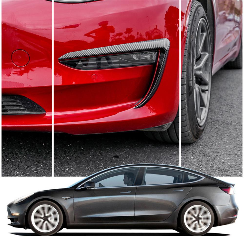Накладка на противотуманную фару с отделкой под карбон для Tesla Model 3 2017+