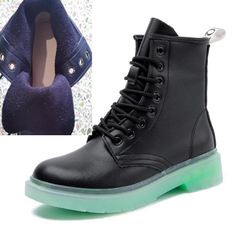 Женские зимние ботинки из натуральной кожи