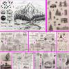 Walking Tour Transparent Silicone Clear Stamps for Seal DIY Scrapbooking Photo Album Decor Art London Paris Travel