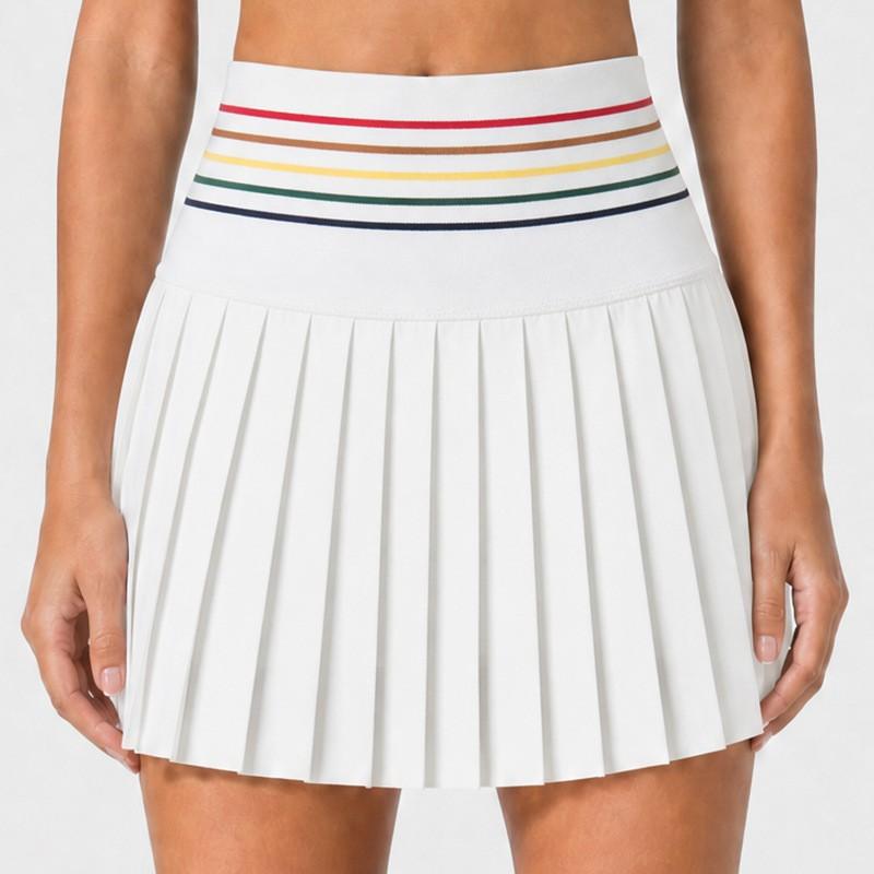 Womens Athletic Skort With Built-in Shorts Tennis Badminton Running Yoga Sportswear
