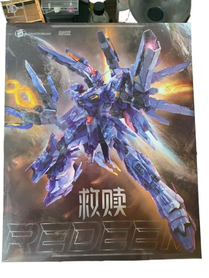 ZAOWORKSHOP 1/100 Защитный Святой Доспех Пластиковый Модельный Набор Собери Меха Игрушка Робот Фигурка Действия С Подставкой Домашний Декор Подарки Мальчику