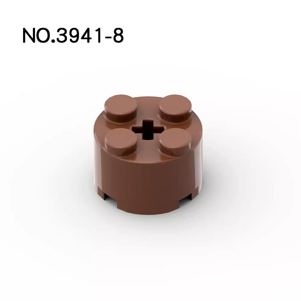 20 шт. Детали MOC 3941 6143 Кирпич Круглый 2x2 с Отверстием для Оси Совместимые Кирпичики DIY Сборка Строительные Блоки Частицы Детская Игрушка Подарок
