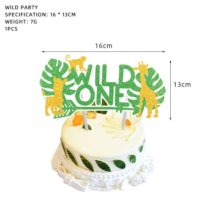 Make Your Party Shine With These Green Themed Forest Animal Wild One Decorations
