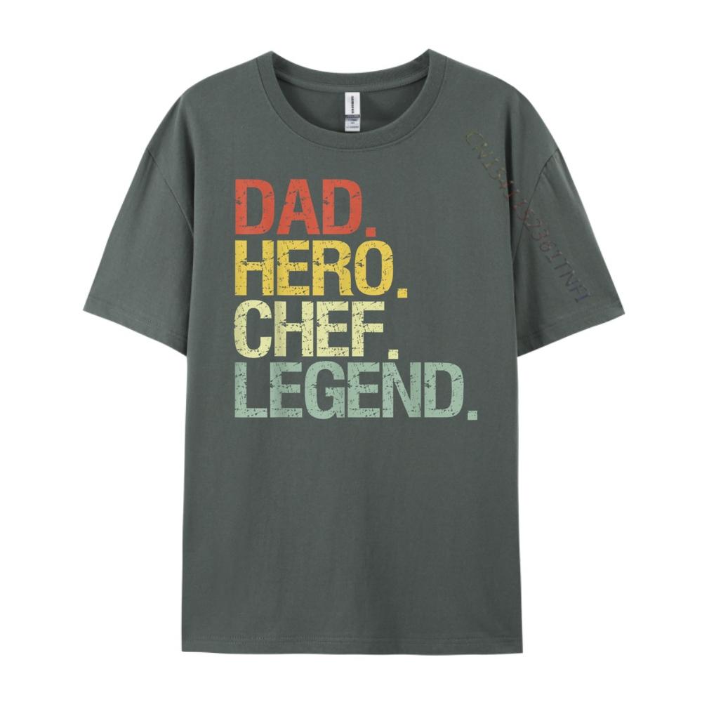 Funny Chef Legend Dad Vintage T Shirts SOFT Streetwear Men Classic Mens Korean Fashion Sale Halloween
