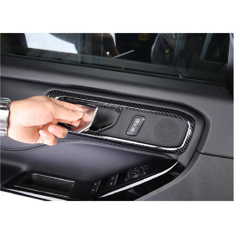 For Ford Explorer - Carbon Fiber Car Door Handle Bowl Cover Trim 4PCS