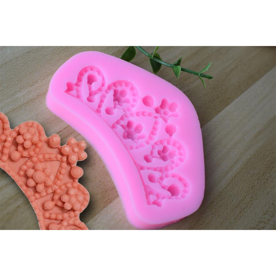 Корона, мультяшная форма, помадка, силиконовая форма, шоколадная выпечка, мусс, украшение края торта, глиняная форма