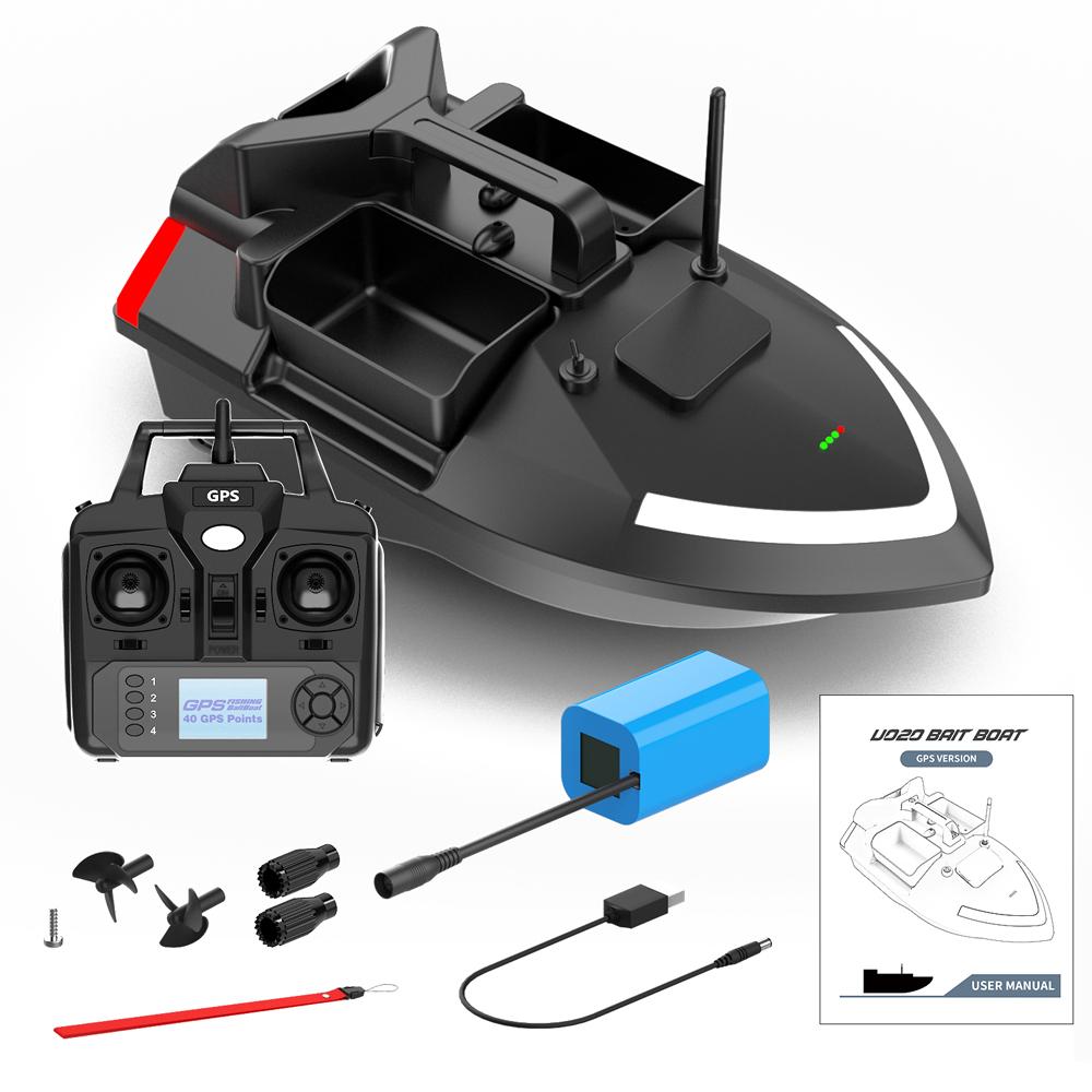 GPS Fishing Bait Boat 500m Remote Control Bait Boat Dual Motor Fish Finder 2KG Loading Support