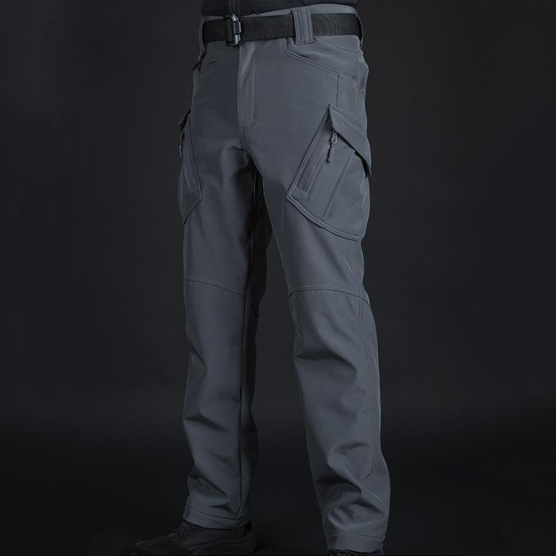 Зимние мягкие военные тактические брюки, мужские водонепроницаемые теплые брюки-карго на флисовой подкладке, повседневные ветрозащитные брюки для пешего туризма, катания на лыжах, сноуборде, снега, уличные брюки