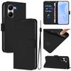 For Xiaomi Poco X7 Pro 5G Case Solid Color Wallet Leather Phone Cover with Strap