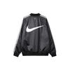 Nike Reversible Casual Swoosh Cotton Jacket Men Outerwear Black DO2889-010