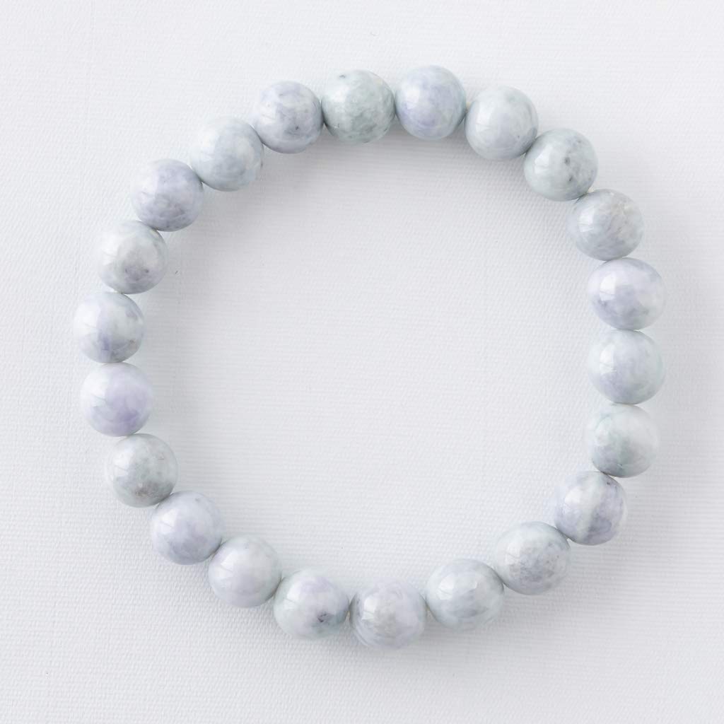 14cm Itoigawa Natural Jadeite Japanese National Jomon Power Stone Jadeite Workshop Special Paulownia Wood Quality Guarantee BR0241 (8mm beads, size)