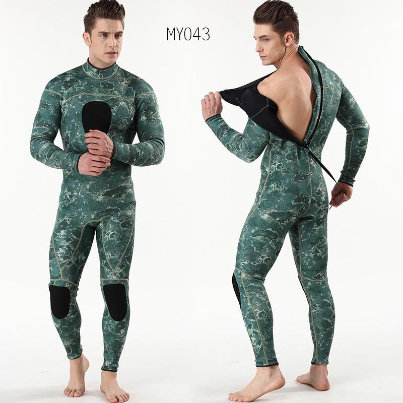 3mm Full Body Camo Wetsuit Diving Surfing Swimming Water Sports Warmth Protection Women Adult S-XXL