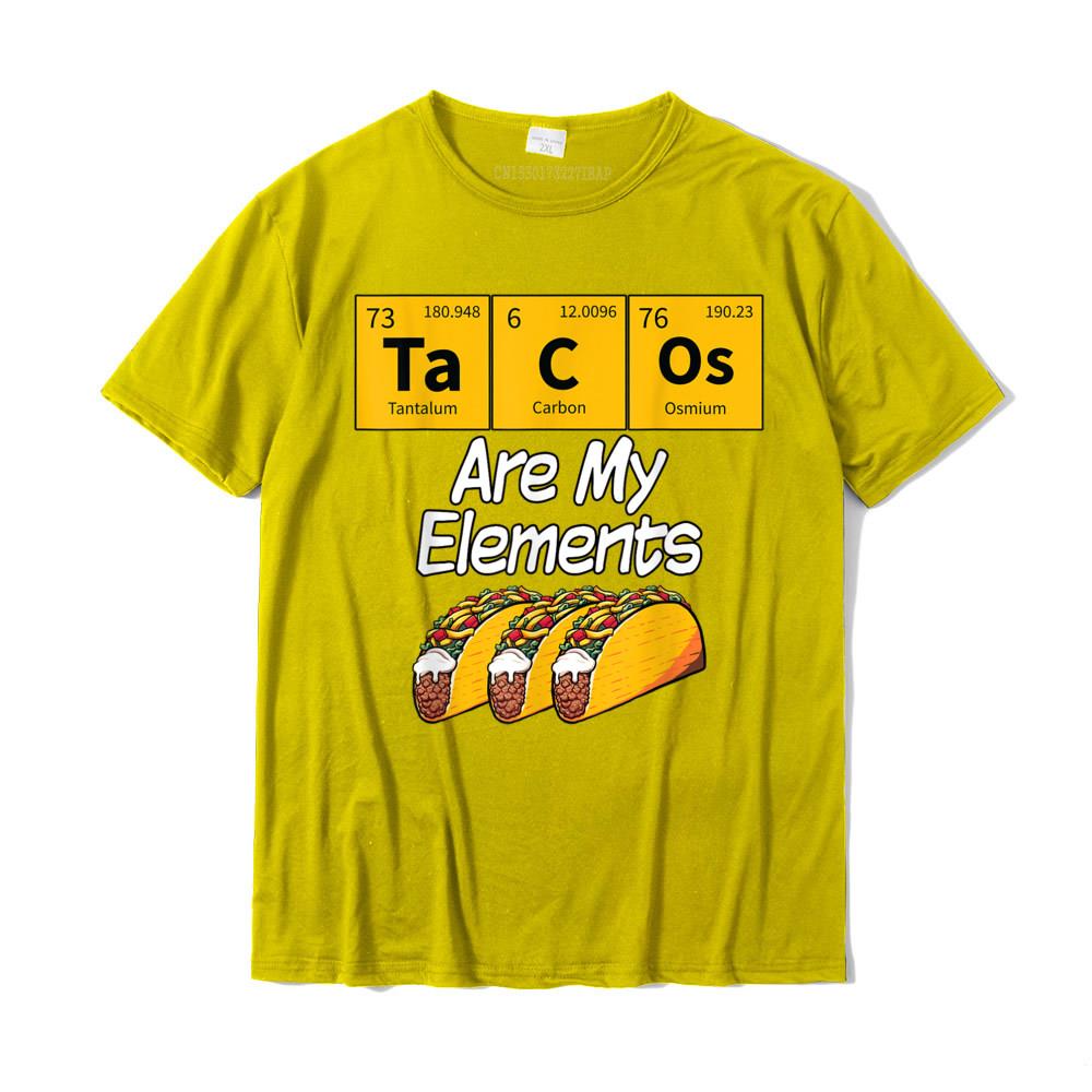 Taco Funny Chemistry Meme Quote Periodic Table Science Gift TShirt Brand Unisex T Shirt Cotton Tops Shirt Street