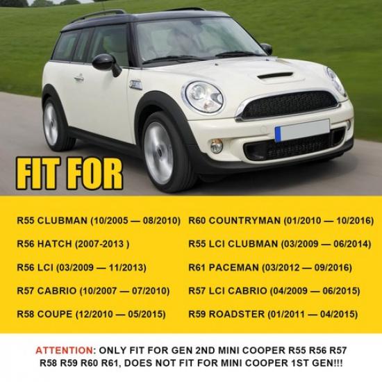 2PCS Amber Full LED Front Side Marker Lights For Mini R58 Coupe R60 Countryman